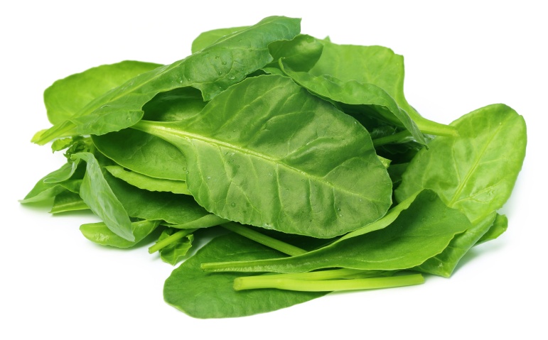 Spinach for getting rid f brittleness in hair